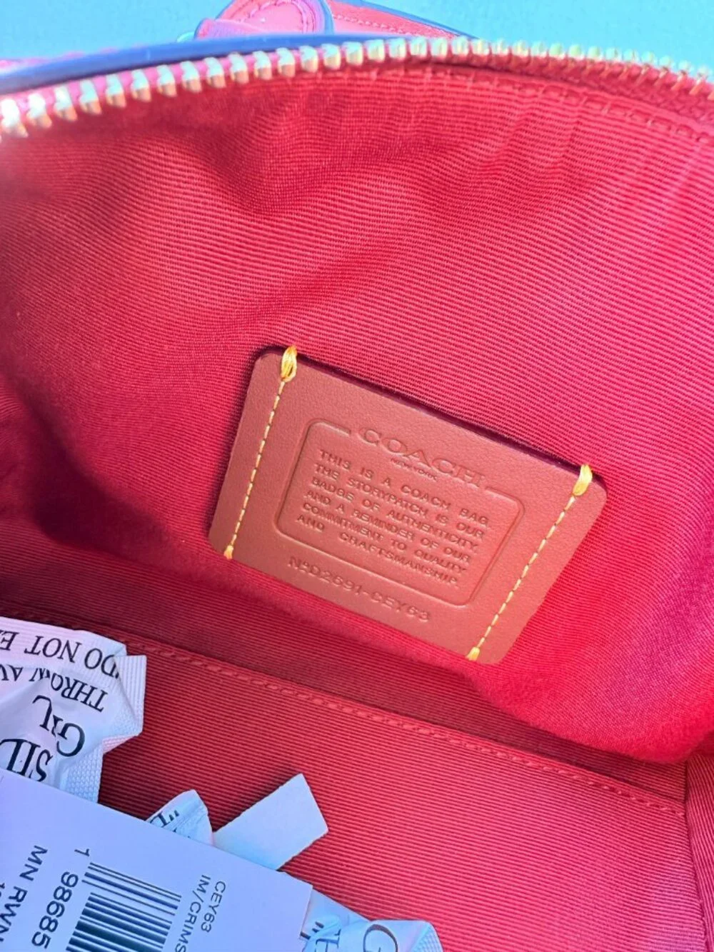 coach Mini Rowan Crossbody Bag In Signature Canvas cey63